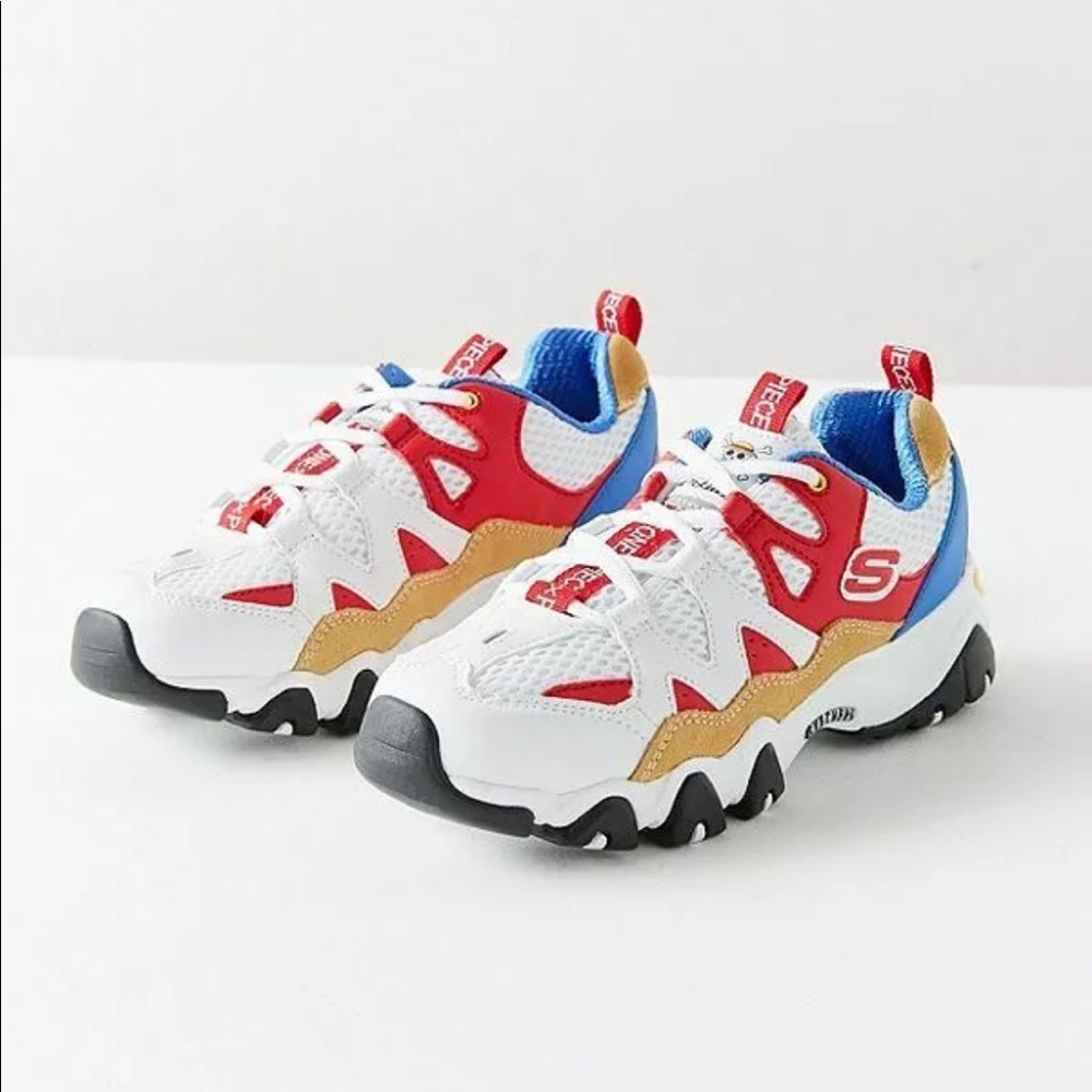 Skechers x One Piece Collaboration LUFFY D'lites